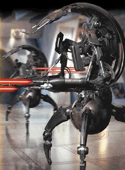 Destroyer Droid intelligence test #45: THE MIRROR!!!!!
