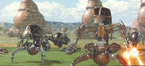 Droidekas rule, Battle Droids Drool!(Not our opinion!)